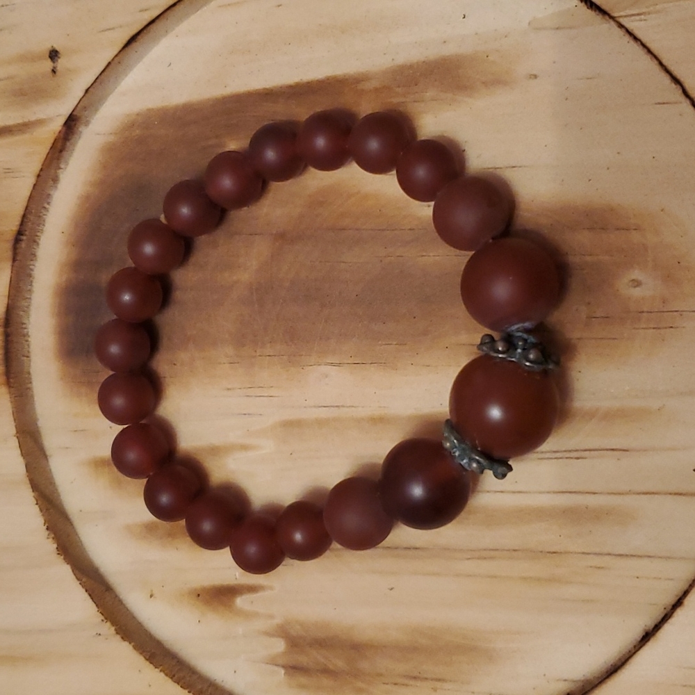 Red agate bracelet
